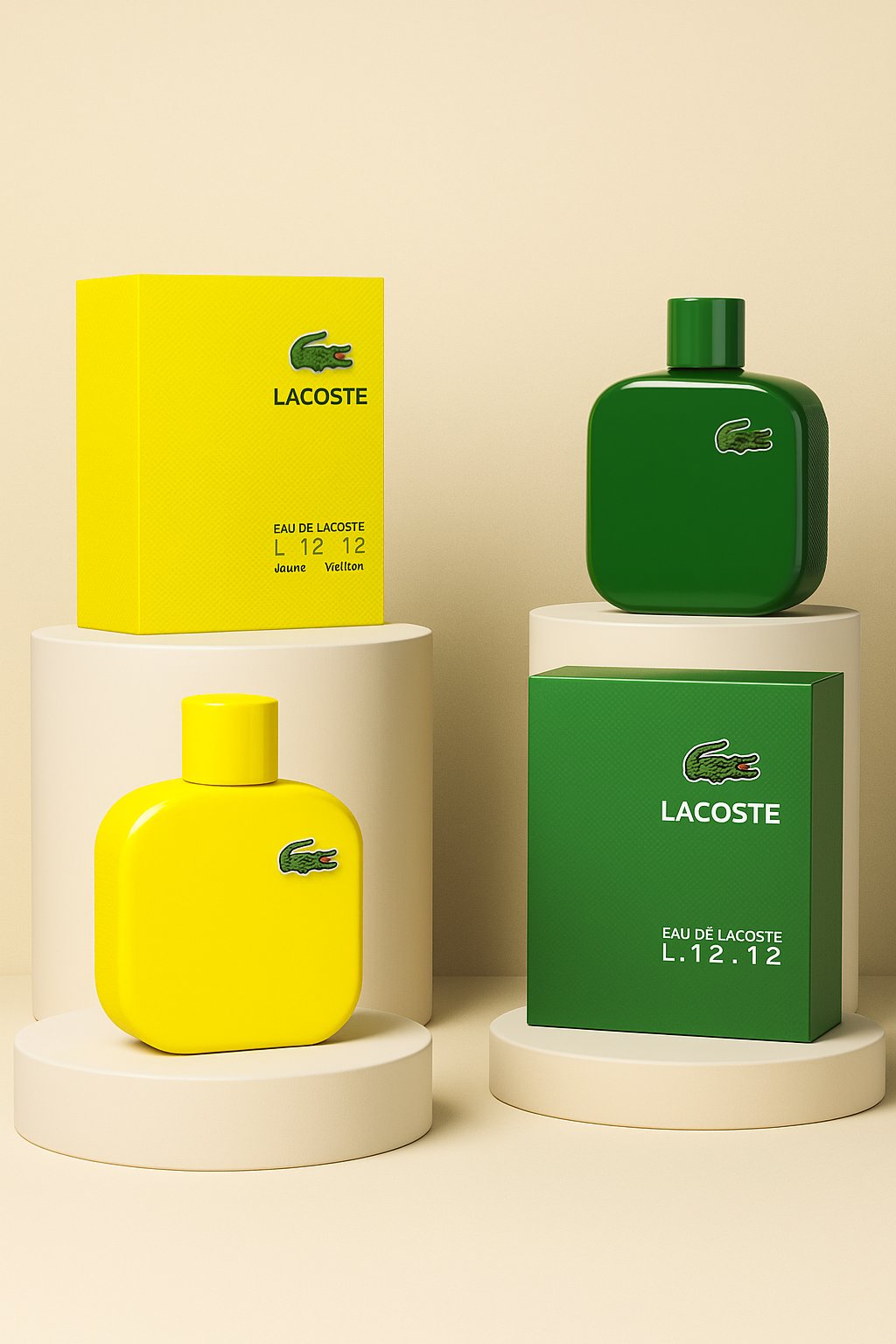 DUO LA COSTE VERDE Y AMARILLA
